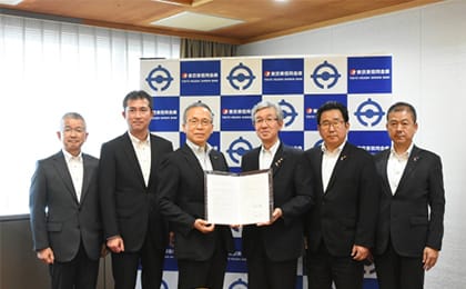 船橋市と「災害発生時における帰宅困難者支援に関する協定」を締結